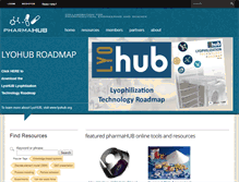 Tablet Screenshot of pharmahub.org